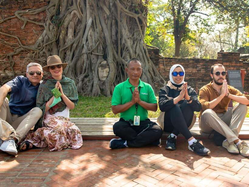From Bangkok: Ayutthaya Historical Park Guided Day Trip - Van comfort, timing, and drop-off details