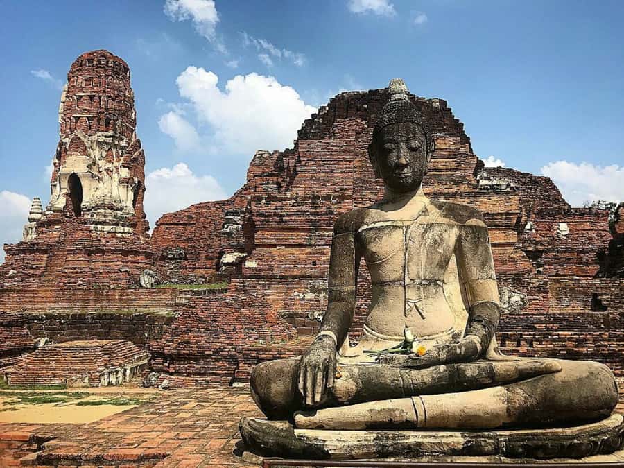 From Bangkok: Ayutthaya & Khao Yai National Park Day Trip - Wat Phra Si Sanphet and the royal temple grounds