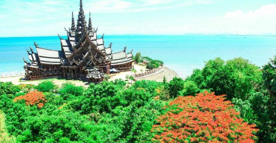 From Bangkok: Day Trip to Pattaya City & Sanctuary of Truth - Khao Phra Tamnak and the Pattaya panorama