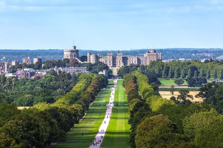 From Brighton: Oxford, Windsor and Eton Full Day Trip - Windsor Castle and the view from the Long Walk