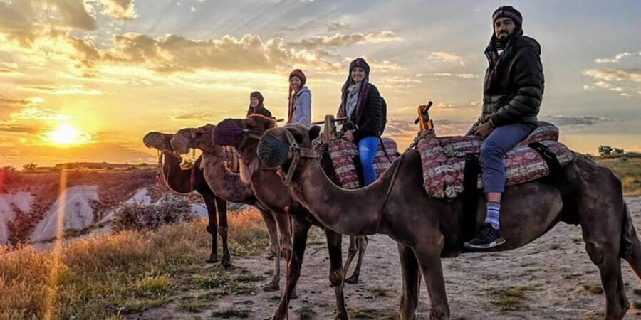 From Cappadocia: Sunrise or Sunset Camel Riding Day Trip - What the two-hour schedule feels like