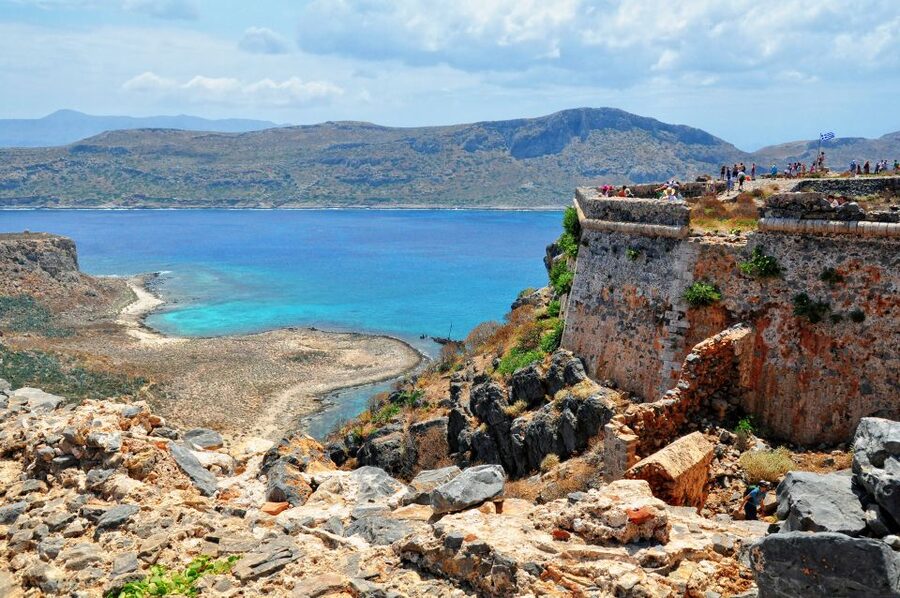 From Chania: Balos & Gramvousa Day Trip without Boat Ticket - Gramvousa: fortress, chapel, and clear water