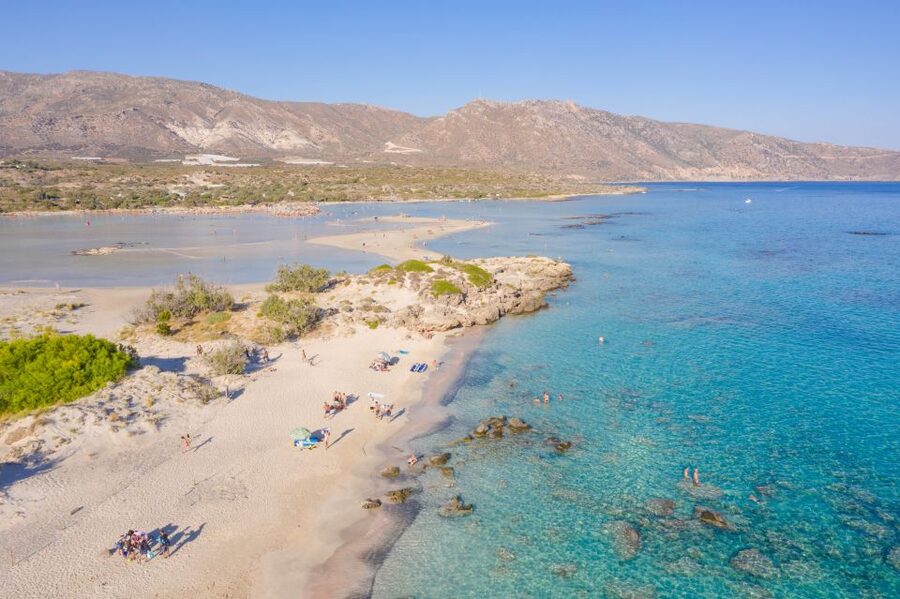 From Chania: Elafonisi Pink Sand Beach Day Trip w/ Elos Stop - A mountain road with useful scenery along the way