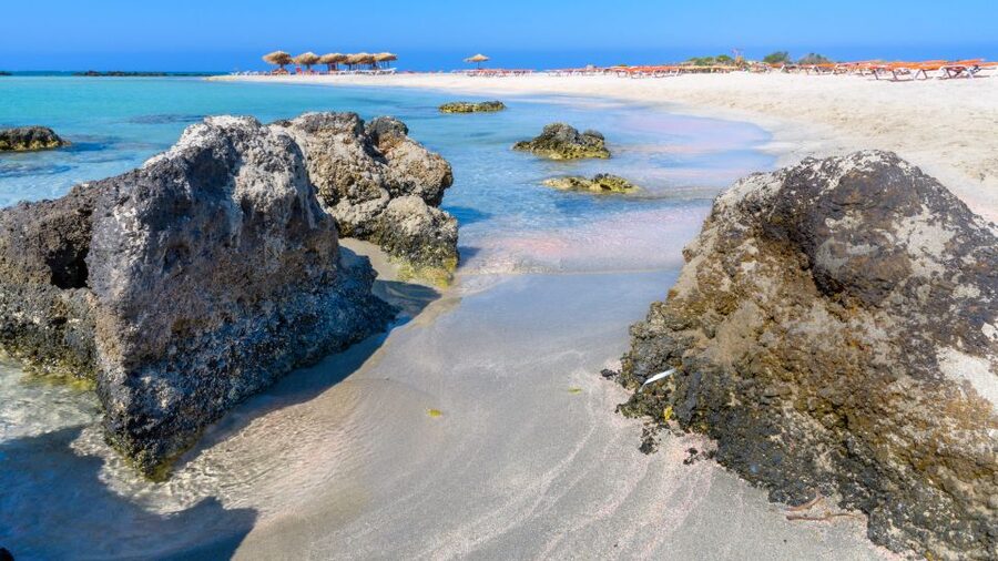 From Chania: Elafonisi Pink Sand Beach Day Trip w/ Elos Stop - Elos brings the day back to Crete