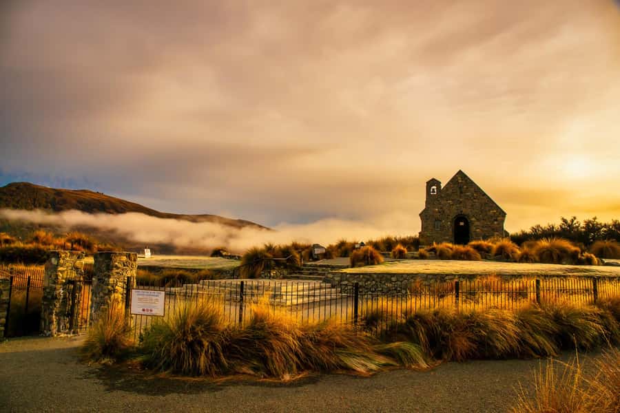 From Christchurch: Queenstown via Tekapo & Mt Cook Day Trip - High Country Salmon adds a short local stop