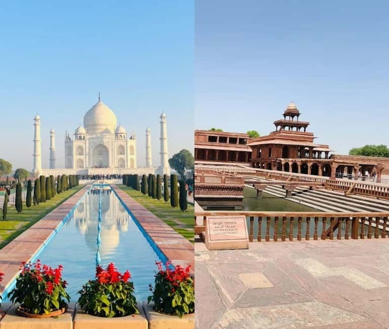 From Delhi: Taj Mahal & Agra Day Tour with Fatehpur Sikri - Seeing the Taj Mahal with a private guide