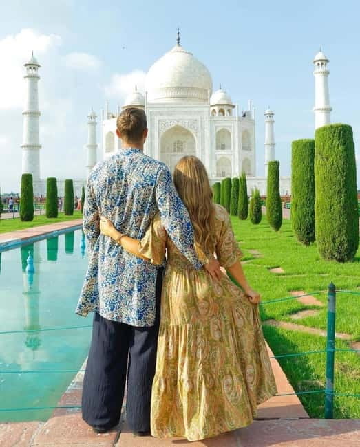 From Delhi: Taj Mahal & Agra Private Day Trip with 5<em> Lunch – Key things to know before booking’ /></p>
<ul>
<li><strong>Sunrise shapes the whole day:</strong> An early pickup gets you to the Taj Mahal when the light is softer and the monument is usually cooler.</li>
<li><strong>Three major sights fit into one outing:</strong> You visit the Taj Mahal, Agra Fort, and Itmad-ud-Daulah, known as the Baby Taj.</li>
<li><strong>The private car matters:</strong> You travel from Delhi in your own air-conditioned vehicle, with bottled water, tolls, and a driver included in the full tour option.</li>
<li><strong>Dining is part of the experience:</strong> The selected package includes breakfast or lunch at the DoubleTree by Hilton Hotel Agra.</li>
<li><strong>Photo help is a real benefit:</strong> Several guides, including Shaan, Kashif, Kamran, and Naresh, are praised for finding good picture spots and helping with phone photos.</li>
<li><strong>The timing is flexible within limits:</strong> Airport pickup and drop-off can be arranged, and the itinerary can be adjusted around a flight schedule.</li>
</ul>
<h2>Why this Delhi to Agra day trip works</h2>
<p><img width="820" height="573" decoding="async" src=