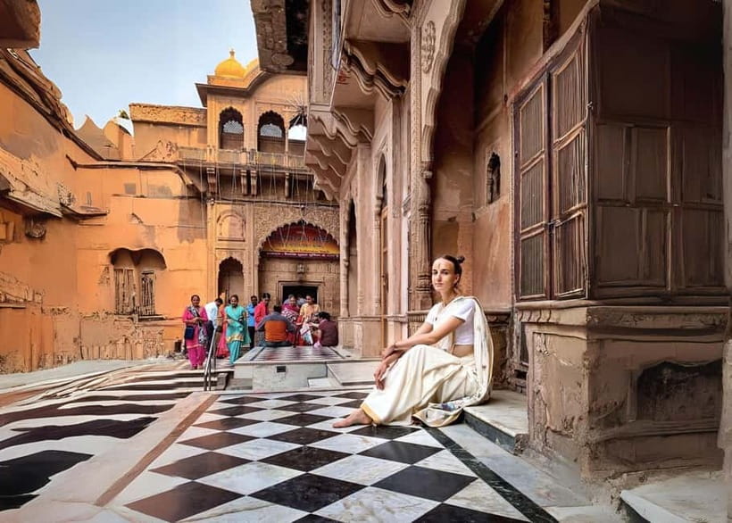 From Delhi: Taj Mahal & Mathura, Vrindavan Private Day Trip - Prem Mandir in Vrindavan
