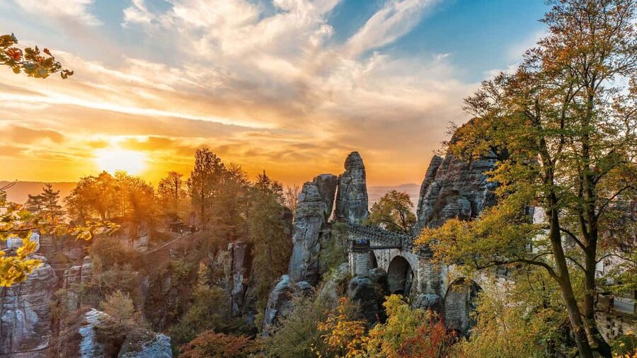 From Dresden: Bastei Bridge & Bohemian Switzerland Day Trip - Bastei Bridge: the dramatic opening view