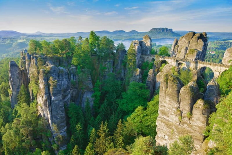 From Dresden: Saxon Switzerland National Park Full-Day Trip - Bastei Bridge and the sandstone cliffs
