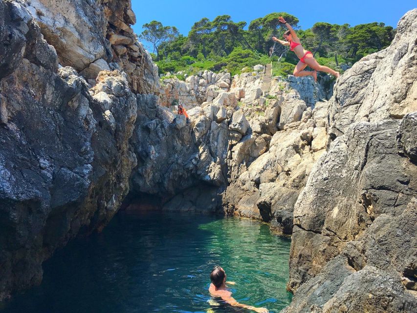 From Dubrovnik: Hiking & Swimming on Koločep Island Day Trip - Lunch at a small local fish restaurant
