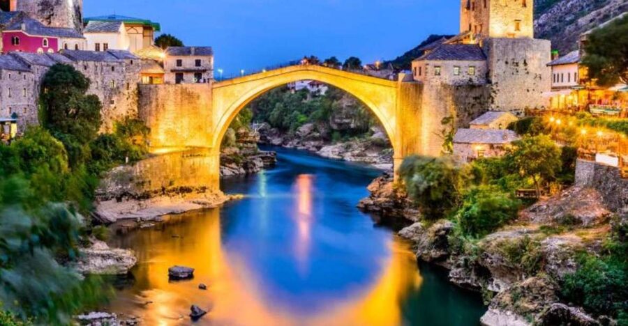 From Dubrovnik: Mostar and Kravica Waterfall Day Trip - Mostar begins with the Old Bridge