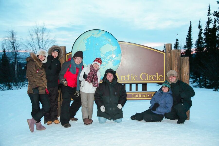 From Fairbanks: Arctic Circle Northern Lights Full-Day Trip - Crossing the Arctic Circle after dark