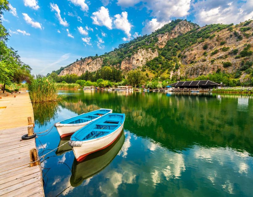 From Fethiye: Dalyan Day Trip with Mud Bath and Turtle Beach - The Caunos tombs and the view from the water