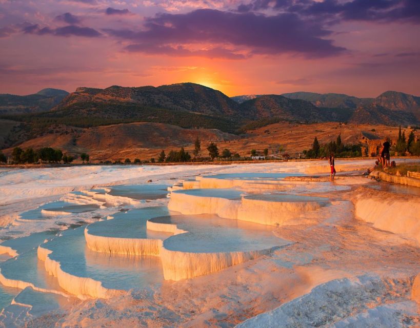 From Fethiye: Pamukkale & Hierapolis Day Trip w/ Meals - Walking across Pamukkale’s white terraces