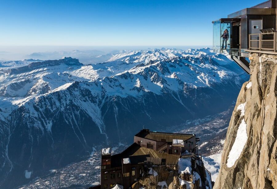 From Geneva: Day Trip to Chamonix with Cable Car and Train - The Aiguille du Midi Cable Car at 3,842 Meters