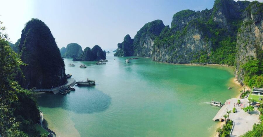 From Hanoi: Halong Bay Day Trip with Lunch and Transfers - Titop Island for views, swimming, and sun