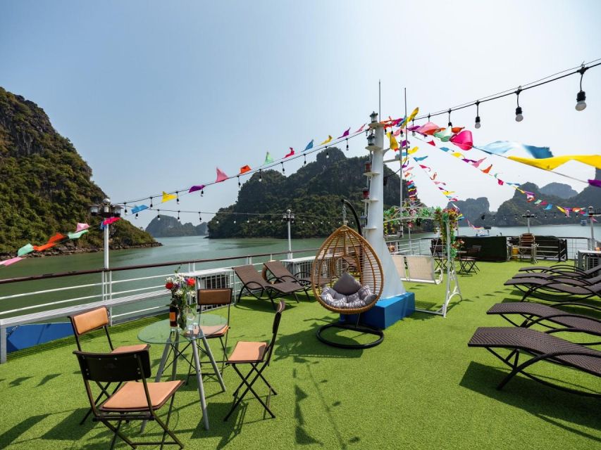 From Hanoi: Halong Bay Deluxe Cruise Day Trip - The Return Cruise and Sunset Light
