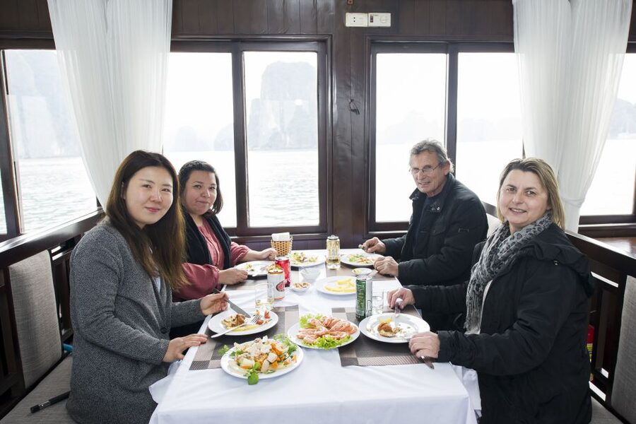 From Hanoi: Halong day trip, Route 2, 6hours, Small group - Sung Sot Cave: Halong Bay’s big cave visit