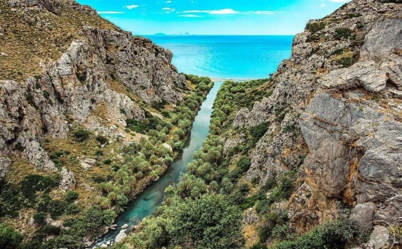 From Herakleion: Day Trip to Preveli Palm River Beach - Kotsifou Gorge and the southern route