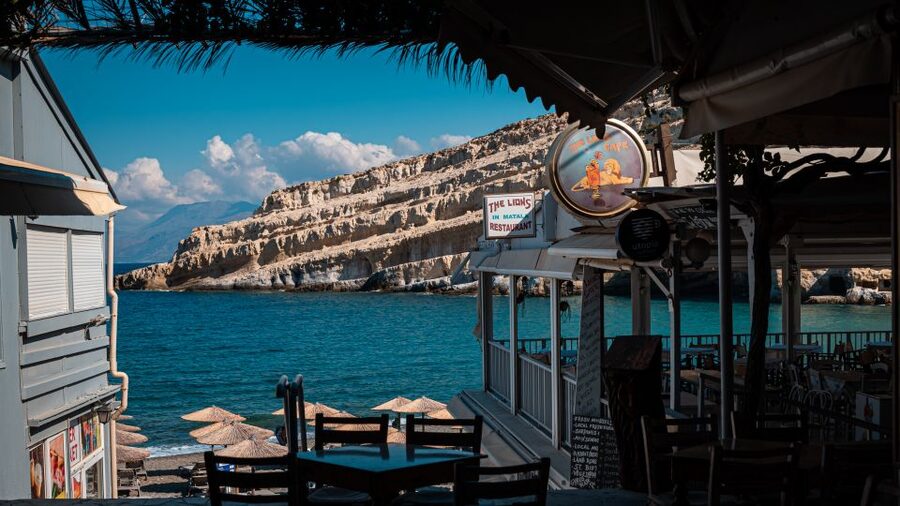 From Heraklion: Day Trip to Matala Hippie Beach and Caves - A town with a colorful past