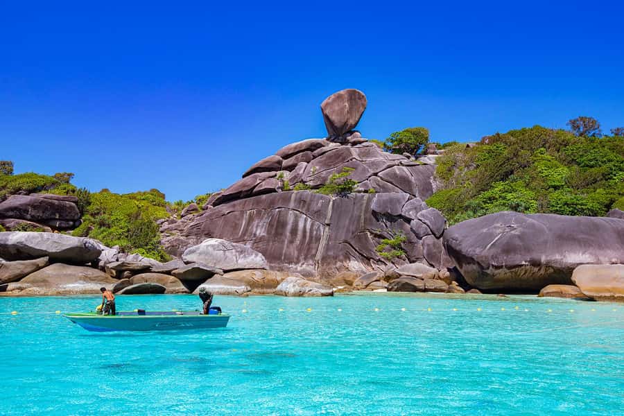 From Khao Lak: Similan Islands Day Trip by Luxury Catamaran - Islands 5 and 6: the first snorkeling stop