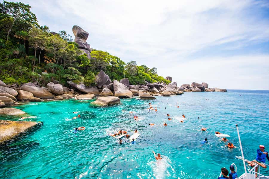 From Khao Lak: Similan Islands Day Trip by Luxury Catamaran - Koh Ba Ngu and the second snorkeling stop