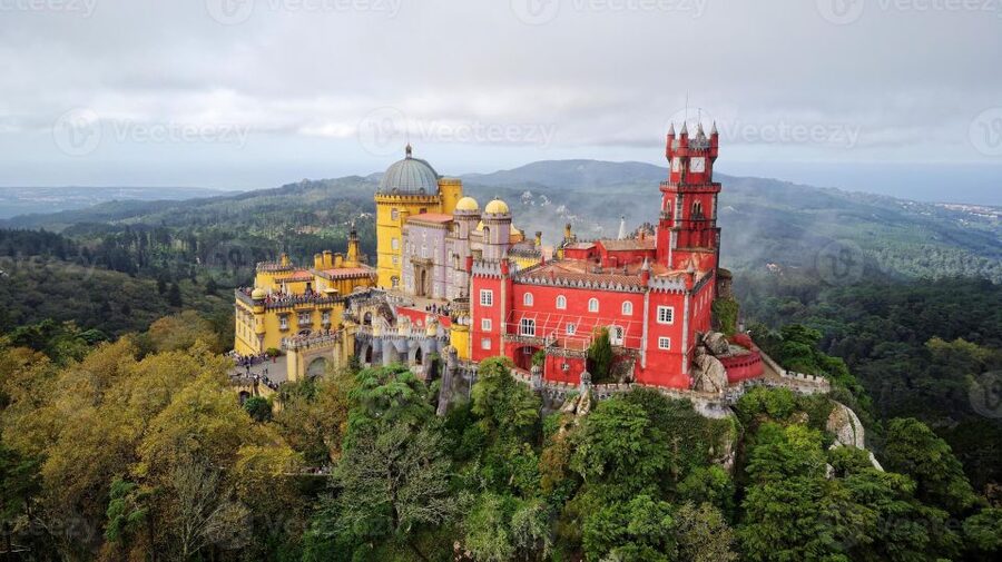 From Lisbon: Sintra, Cabo da Roca, & Cascais Day Trip - Pena Palace and gardens: the colorful centerpiece