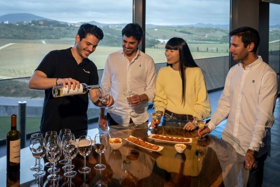 From Lisbon: Sintra & Pena Palace Day Trip with Wine Tasting - Six wines, local bites, and a generous finish