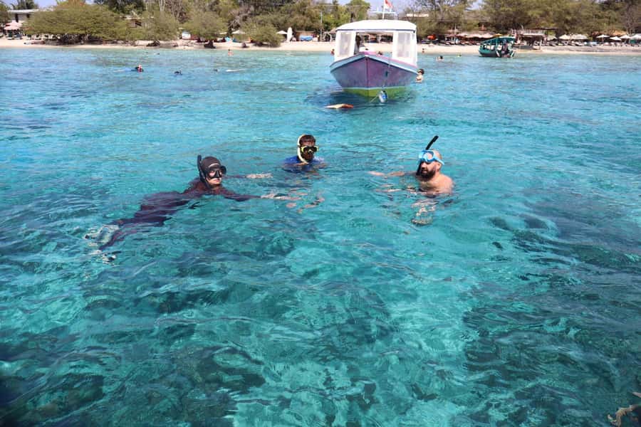 From Lombok: Gili Islands Snorkeling Day Trip - The return to Nipah Beach