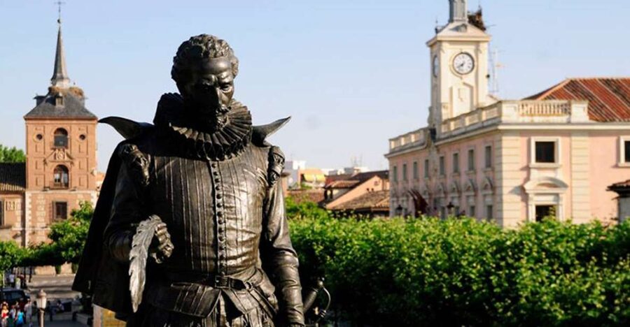 From Madrid: Alcalá de Henares & Cervantes Museum Day Trip - The coach ride and arrival in Alcalá