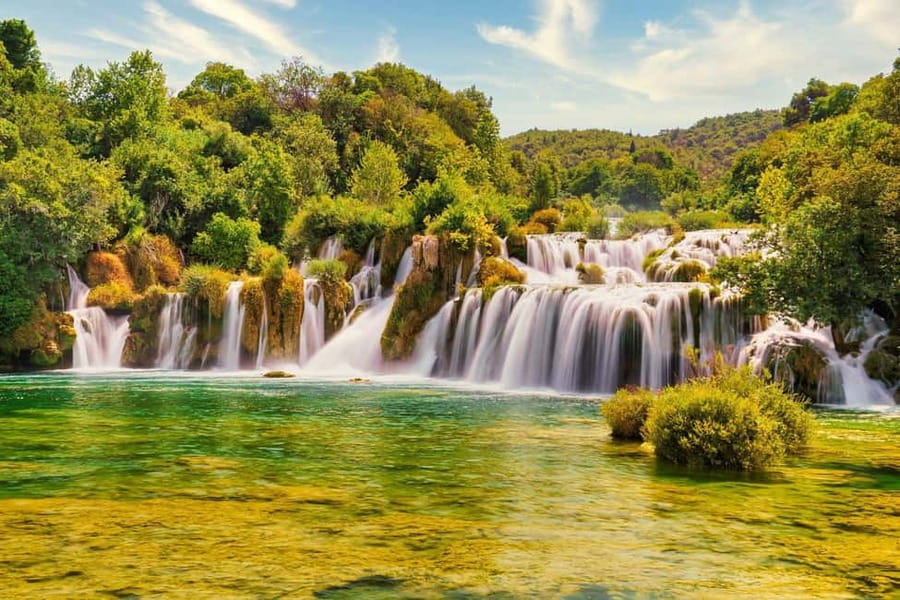 From Makarska: Krka Waterfalls & Šibenik Day Trip - The basic shape of the day from Makarska