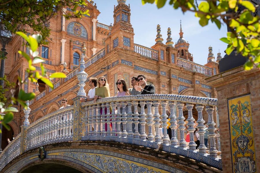 From Málaga: Ronda, White Village & Sevilla Day Trip - Setenil de las Bodegas: a white village with a rocky roof