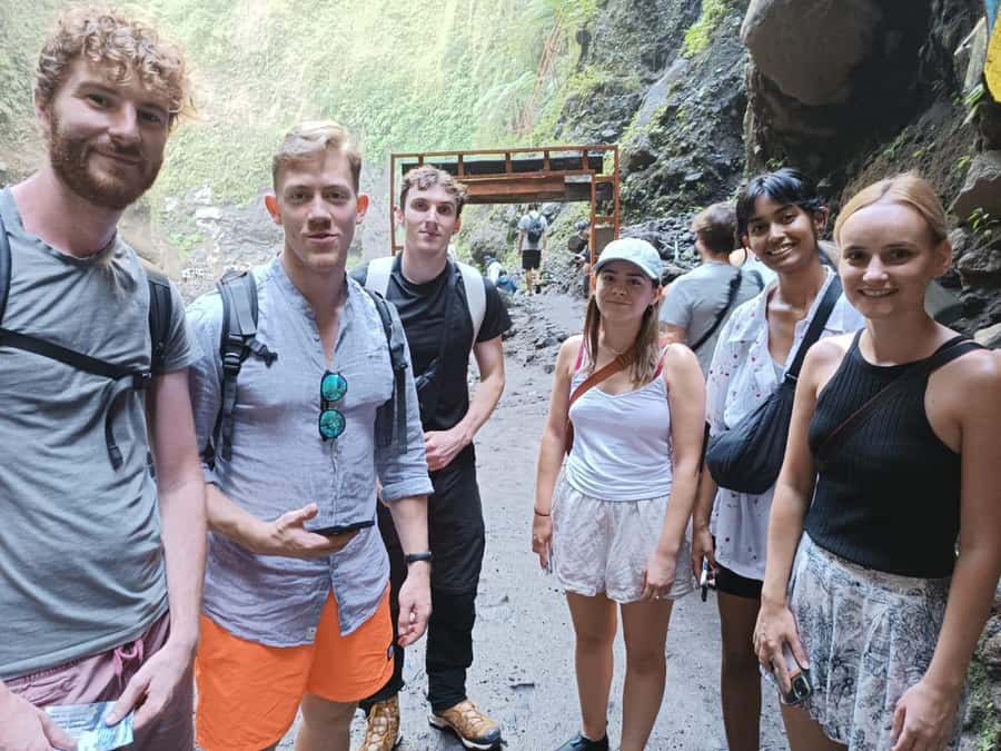 From Malang: Tumpak Sewu Waterfall Day Trip (Sharing) - At the base, the waterfall becomes physical