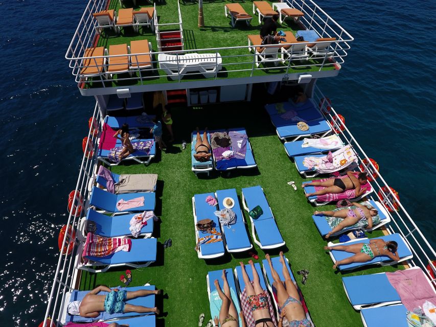 From Marmaris: Day Trip by Glass Bottom Semi Submarine - Lunch in the air-conditioned dining area