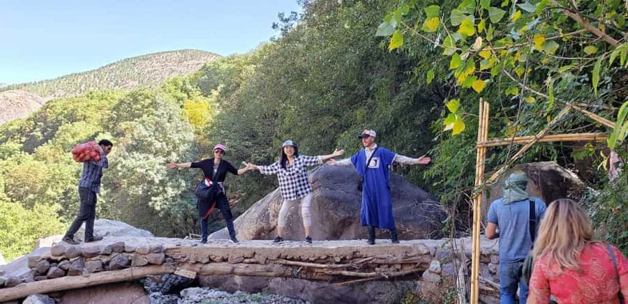 From Marrakech: Atlas Mountains and Three Valleys Day Trip - Walking to the waterfall through Berber villages