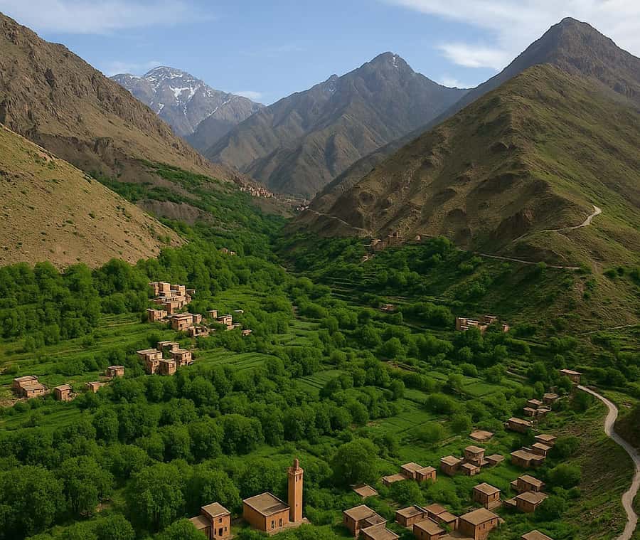 From Marrakech: Atlas Mountains Day Trip with Camel Ride - The camel ride near Moulay Brahim