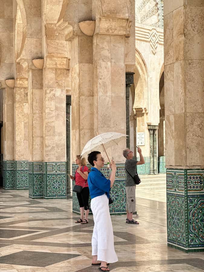 From Marrakech: Casablanca Day Trip by van - The Marrakech pickup and three-hour drive