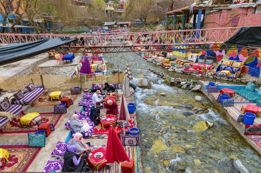 From Marrakech: Day Trip to Ourika Valley with Waterfalls - Views across the Atlas Mountains