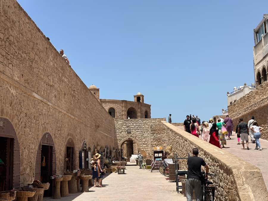 From Marrakech: Essaouira Day Trip with Beach Activities - The fishing port and Skala de la Kasbah