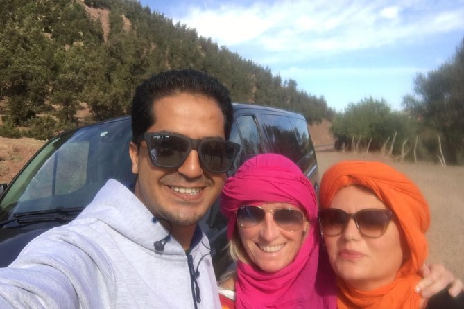 From Marrakech Full Day Trip To Ourika Valley Waterfalls - Crossing the Haouz plain toward the Atlas Mountains