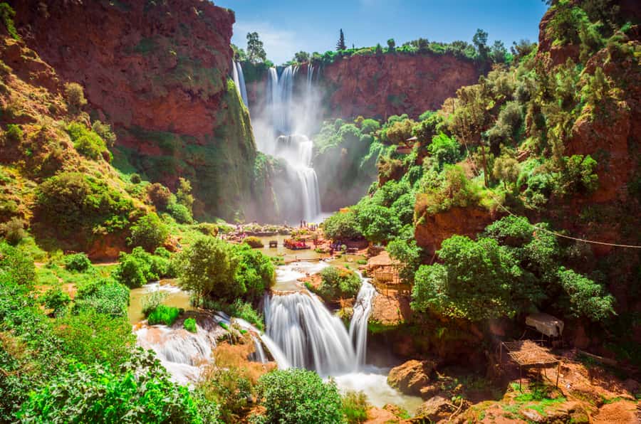 From Marrakech:Ouzoud Waterfalls Day Trip with Boat Tour - Monkeys, local stops, and the busy side of Ouzoud