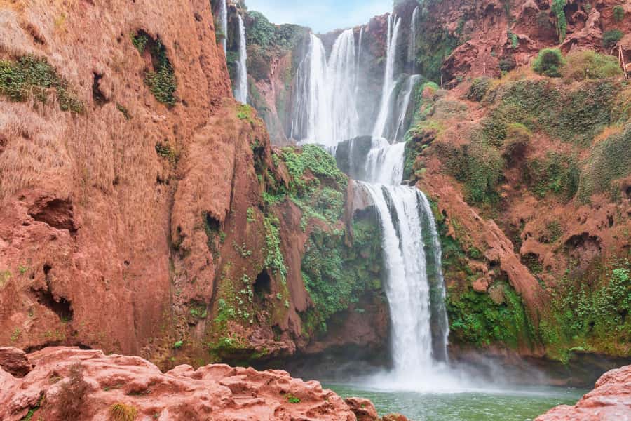 From Marrakech: Private Ouzoud Falls & Boat Ride Day Trip - Lunch with a view, at your own cost