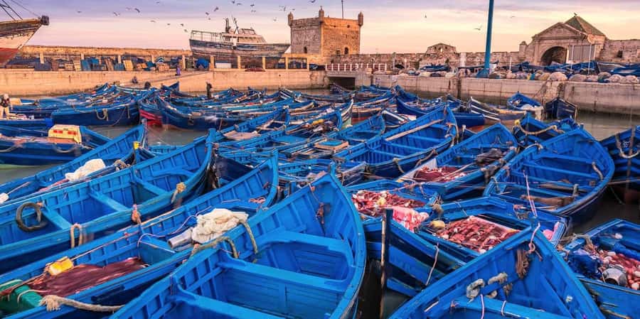 From Marrakech: Small Group To Essaouira & Medina Day Trip - Arriving at the six-mile beach