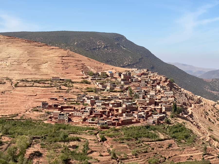 From Marrakesh: Private Atlas Mountains Day Trip {5-Valleys} - The Ourika waterfalls walk takes real shoes
