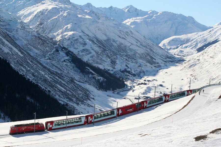 From Milan: Bernina Train and St. Moritz Day Trip - Riding the Bernina Red Train through the Alps