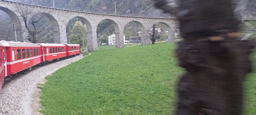 From Milan: Bernina Train, Swiss Alps & St. Moritz Day Trip - Boarding the Bernina Red Train