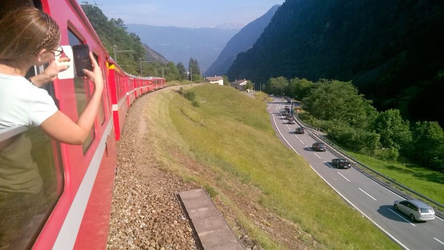 From Milan: Bernina Train, Swiss Alps & St. Moritz Day Trip - The long ride back to Milan