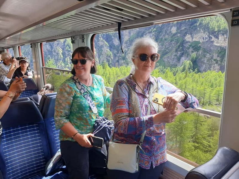 From Milan: Scenic Alps Day Trip with Bernina Train Ride - St. Moritz in 30 to 45 minutes