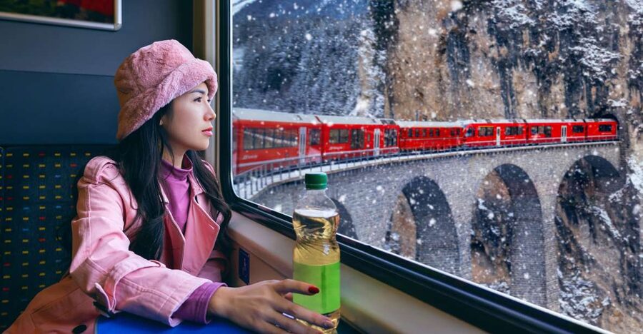 From Milan: St Moritz & Alps Day Trip with Bernina Red Train - A full day from Milan to the high Alps